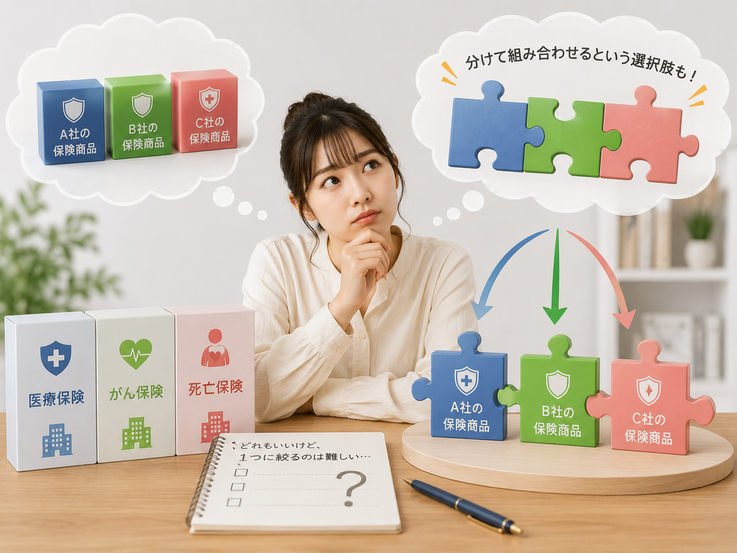 保険商品が選べないときは「分ける」という選択肢もある