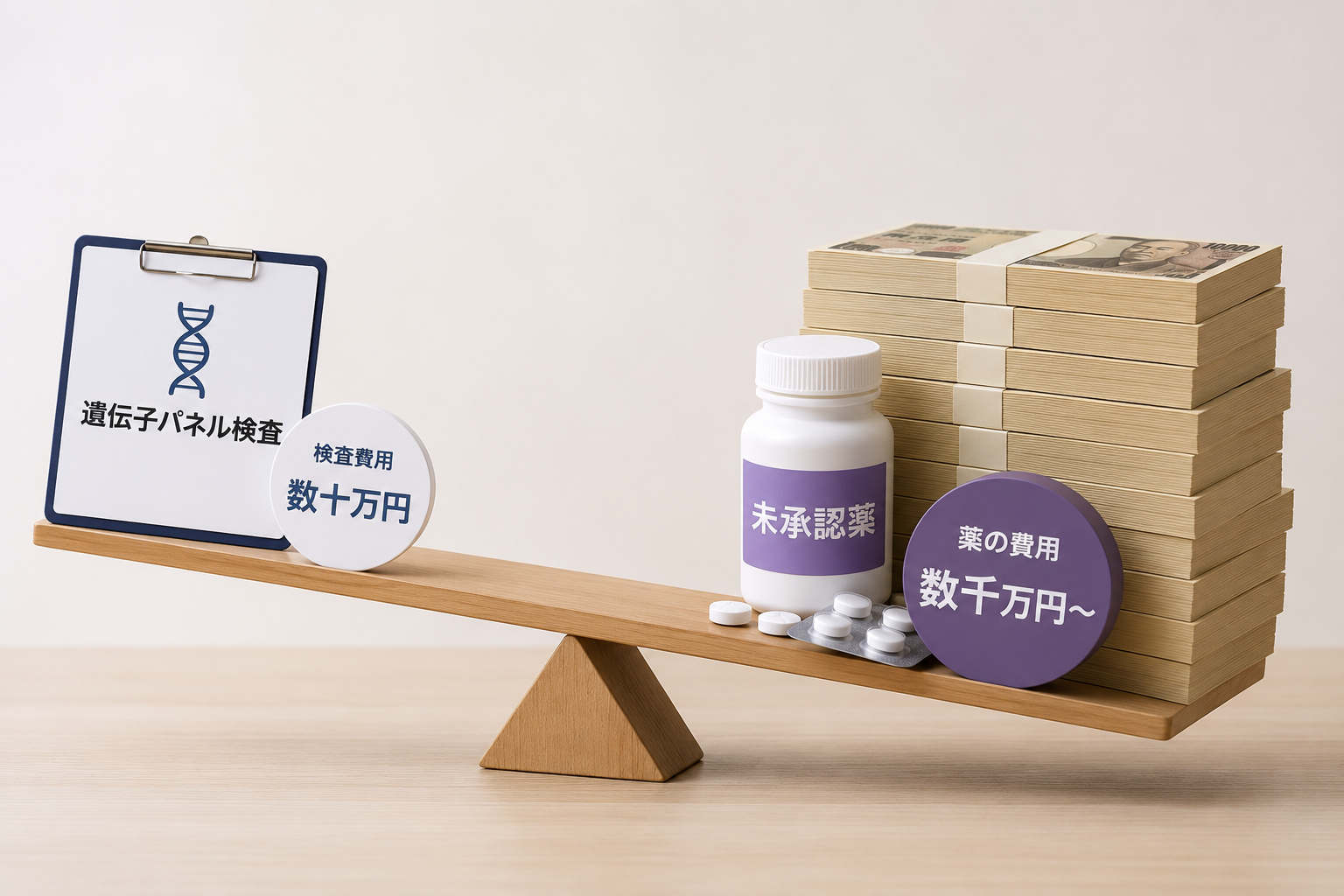 本当に高額なのは検査後に見つかる未承認薬の費用