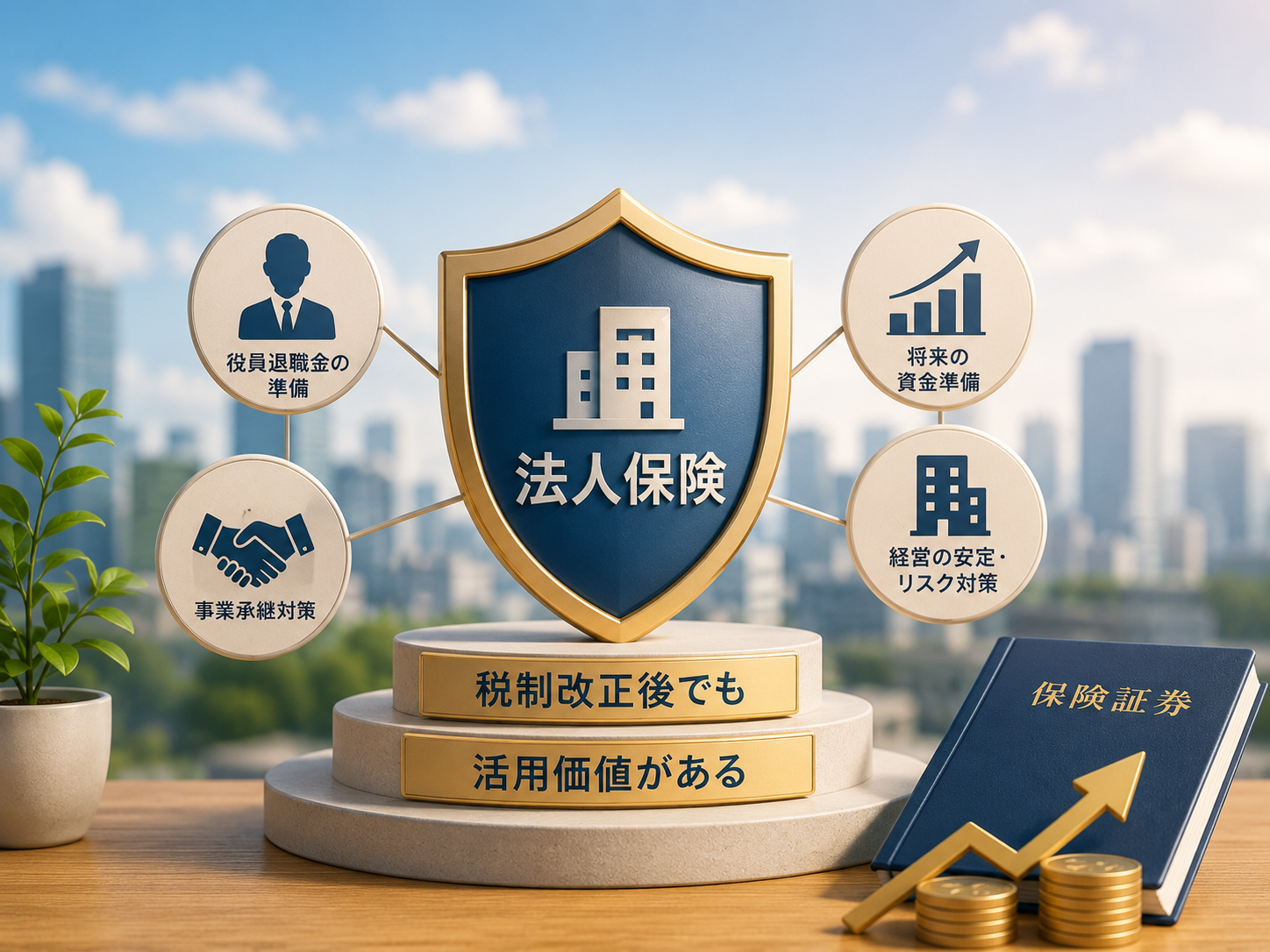 税制改正後でも活用価値のある法人保険とは?