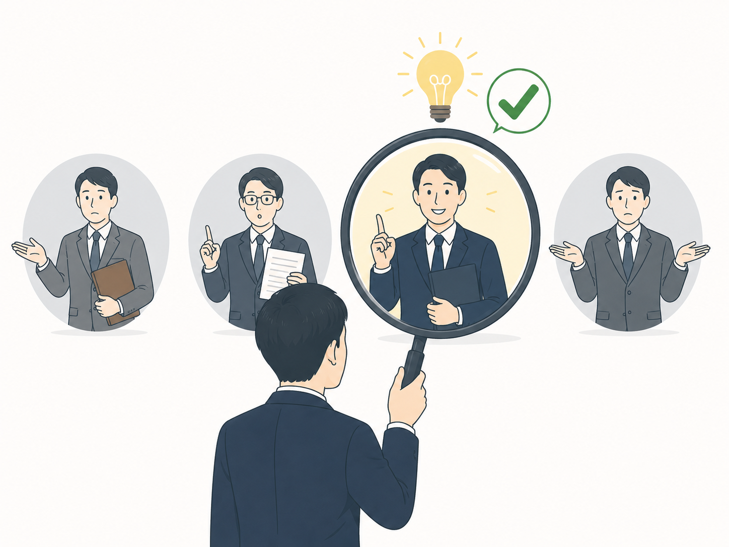 良い担当者を見つける最も簡単な方法